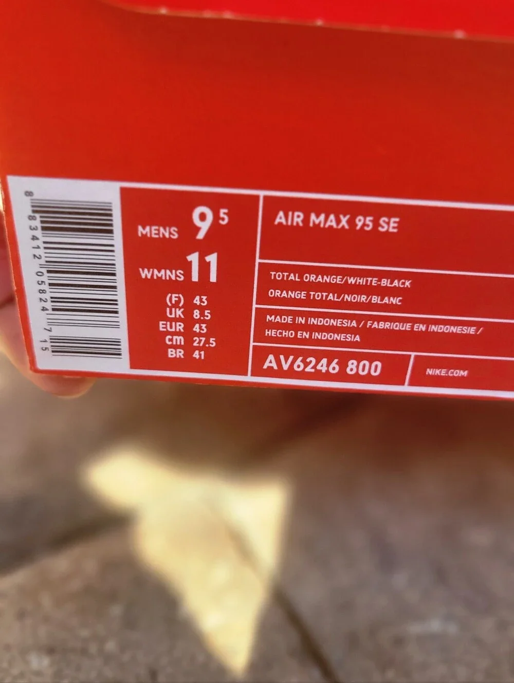 Nike Air Max 95 'Just Do It'